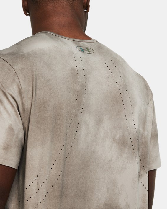 Men's UA Vanish Elite Vent Printed Short Sleeve, Brown, pdpMainDesktop image number 3